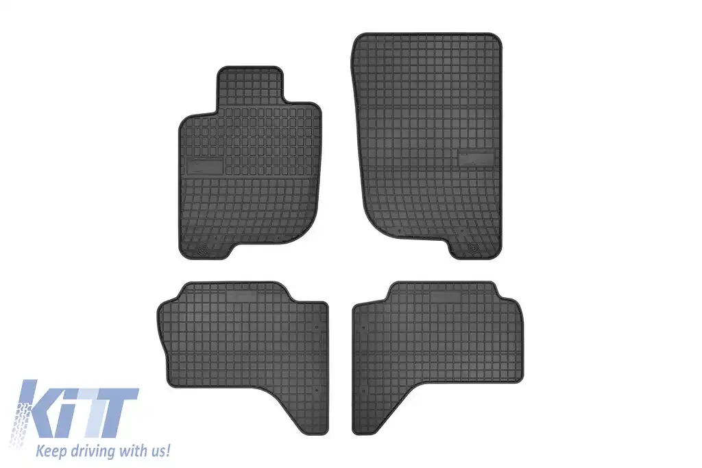 Mochete de cauciuc specifice, potrivite pentru Mitsubishi L200 2007-2015, set de 4 piese, culoare neagră din seria Frogum El Toro