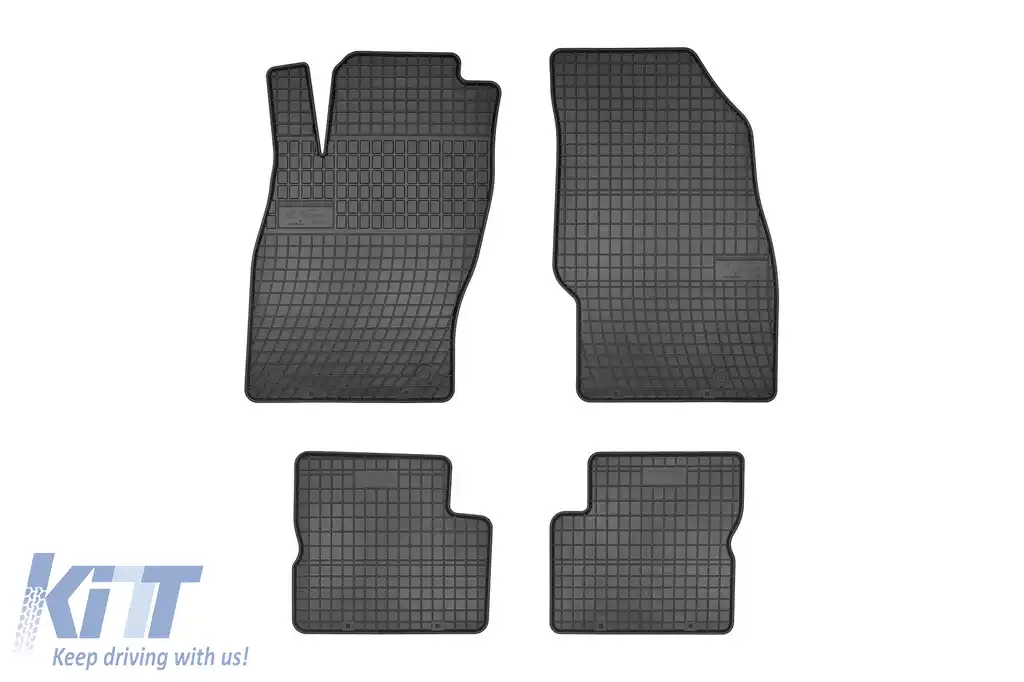 Mochete de cauciuc specifice potrivite pentru Opel Corsa D 2006-2014, Adam 2013-2019, set de 4 piese, culoare neagră din seria Frogum El Toro