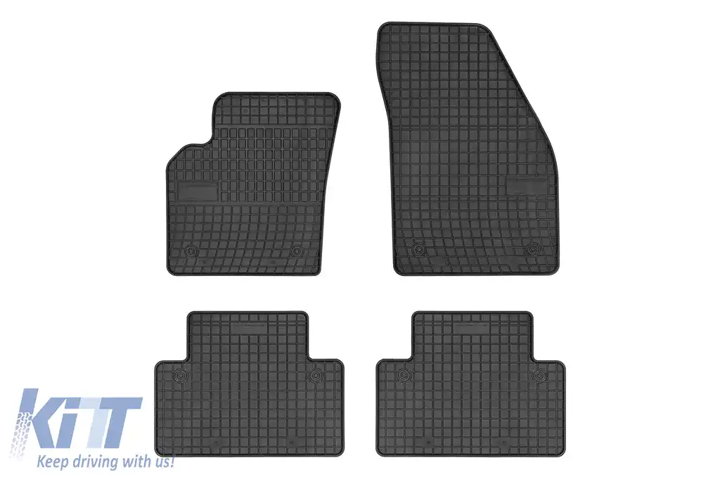 Mochete de cauciuc specifice potrivite pentru Volvo C30, S40, V50 2004-2012, set de 4 piese, culoare neagră