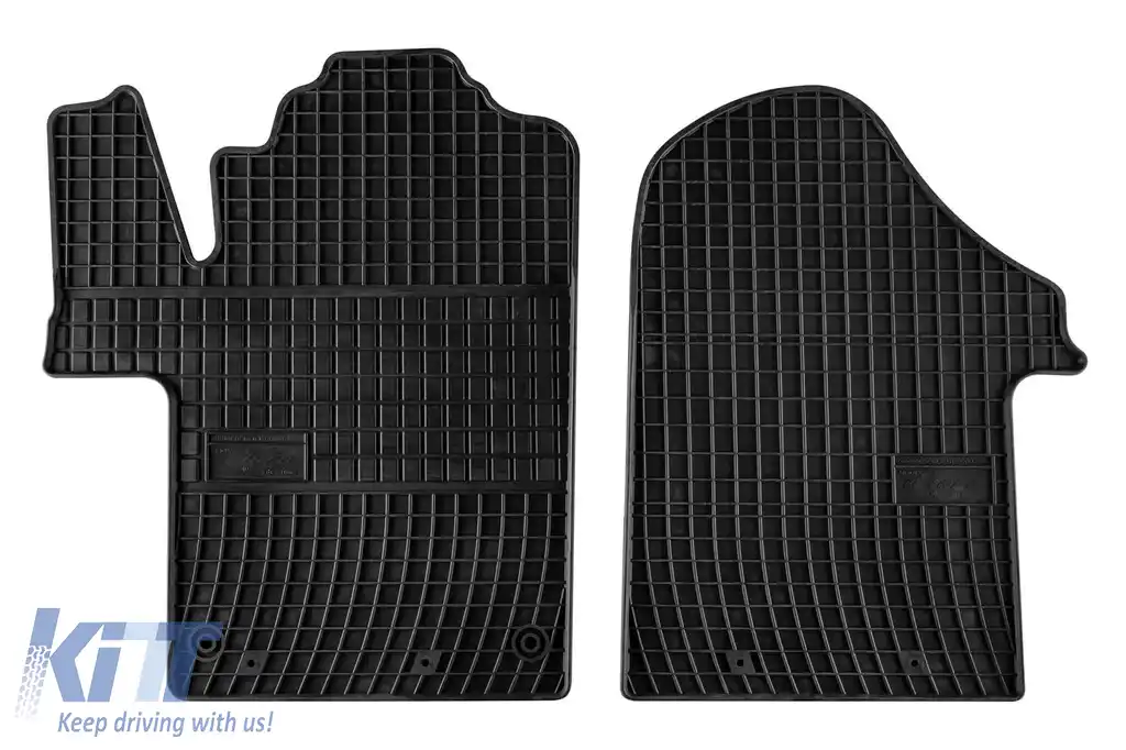 Mochete de cauciuc specifice, potrivite pentru seria Frogum El Toro pentru Mercedes Vito III 2, 3M după 2014, set de 2 piese, culoare neagră