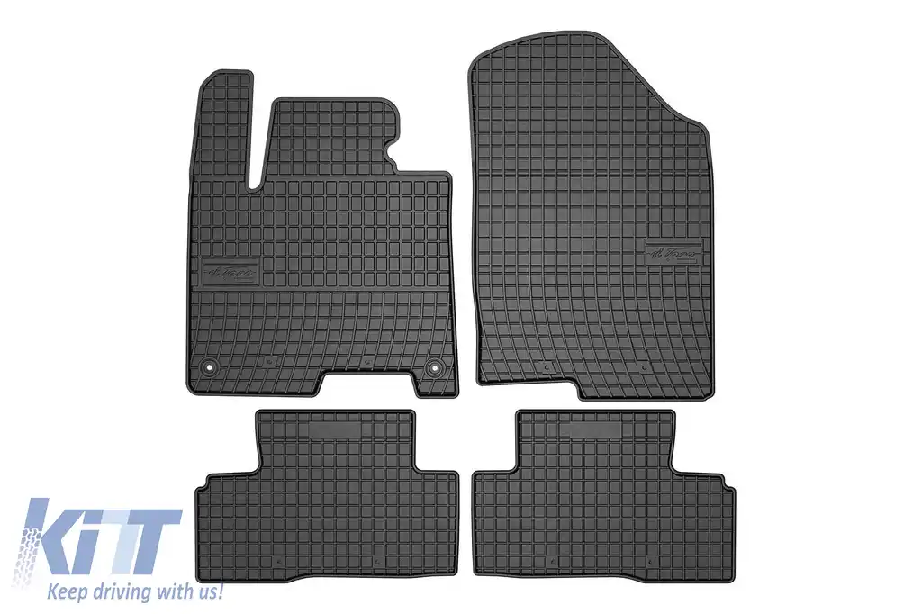 Mochete de cauciuc specifice, potrivite pentru Kia Sportage V Hybrid după 2021, set de 4 piese, culoare neagră