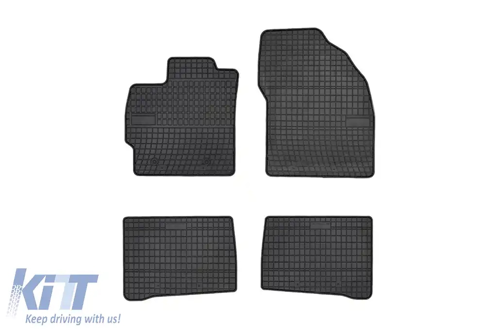 Mochete de cauciuc specifice, potrivite pentru Toyota Prius 2010-2015, set de 4 piese, culoare neagră din seria Frogum El Toro