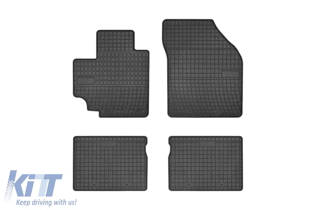 Mochete de cauciuc specifice, potrivite pentru Suzuki Celerio după 2015, set de 4 piese, culoare neagră