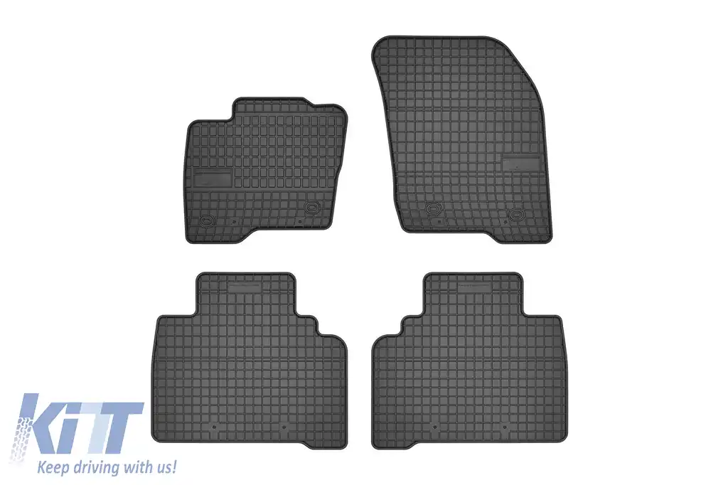 Mochete de cauciuc specifice potrivite pentru seria Frogum El Toro pentru Ford S-Max după 2015, set de 4 piese, culoare neagră