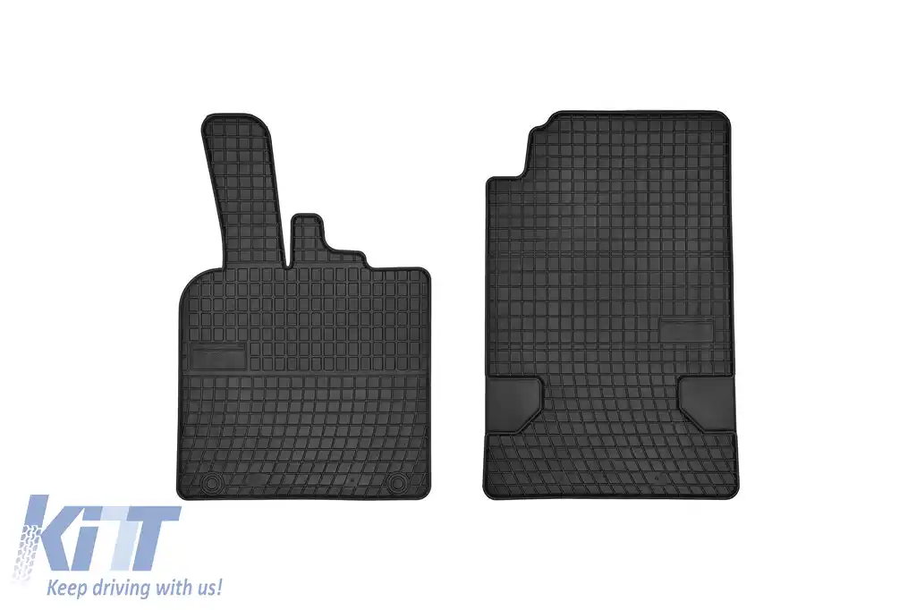 Mochete de cauciuc specifice potrivite pentru seria Frogum El Toro pentru Smart Fortwo 2007-2014, set de 2 piese, culoare neagră