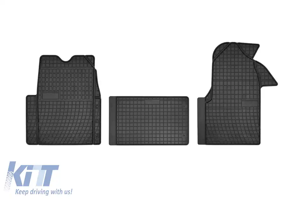 Mochete de cauciuc specifice, potrivite pentru Renault Master 1997-2010, set de 3 piese, culoare neagră din seria Frogum El Toro