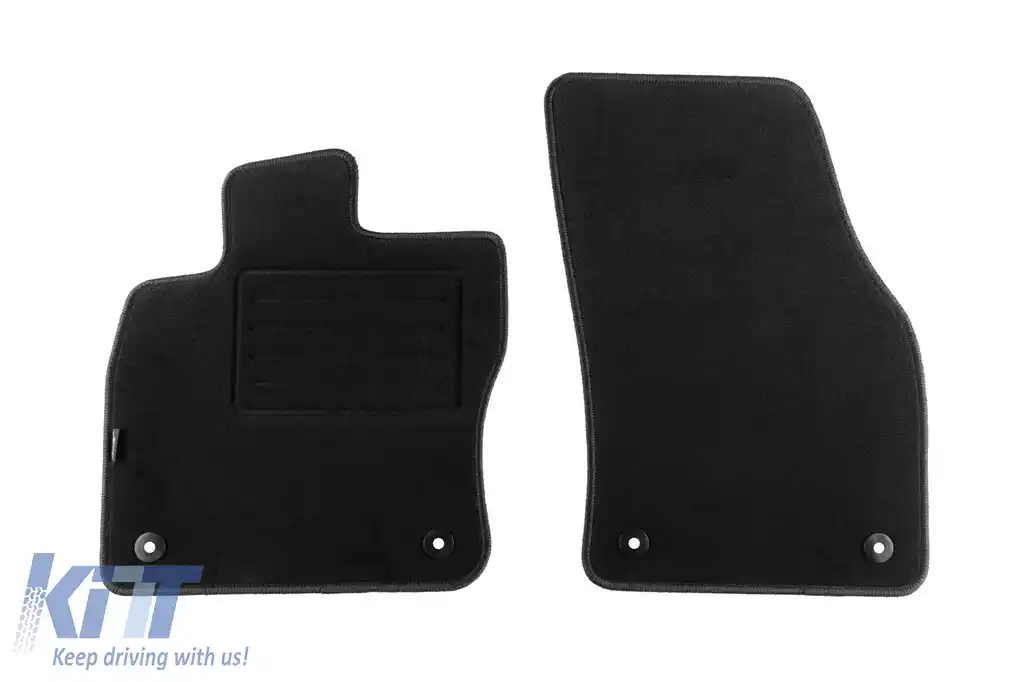 Mochete de podea din carpetă cu două straturi, potrivite pentru Audi Q2 după 2016, set de 4 bucăți, negre-image-6239492
