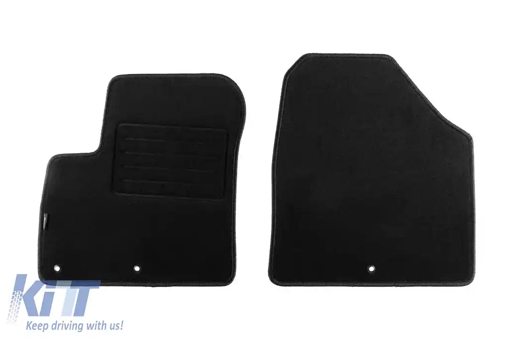 Mochete de podea din carpetă cu două straturi, potrivite pentru Hyundai Ioniq după 2019, versiunea electrică, set de 4 bucăți, negru-image-6239517