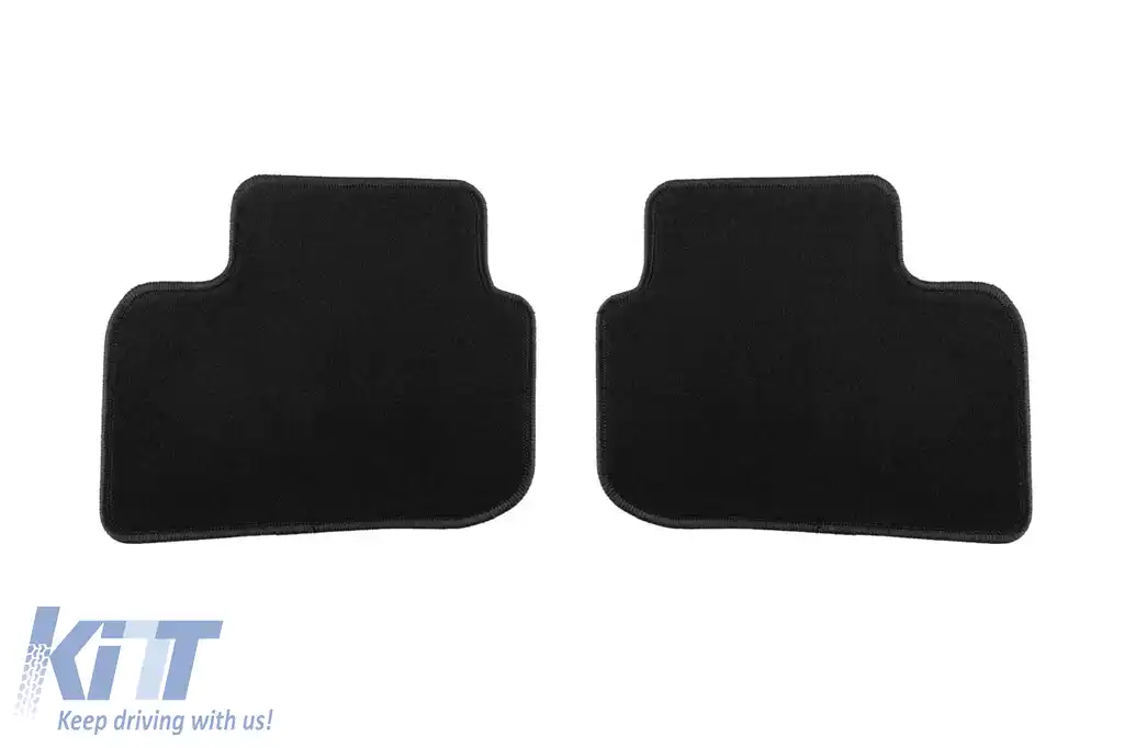 Mochete de podea din carpetă cu două straturi, potrivite pentru Hyundai Ioniq după 2019, versiunea electrică, set de 4 bucăți, negru-image-6239518