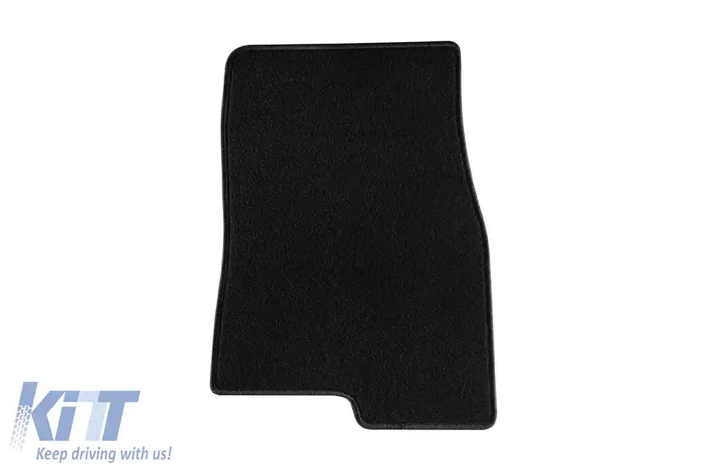 Mochete de podea din carpetă cu două straturi, potrivite pentru Mitsubishi Pajero după 2007, cu ampatament lung, set de 5 bucăți, negru-image-6240650