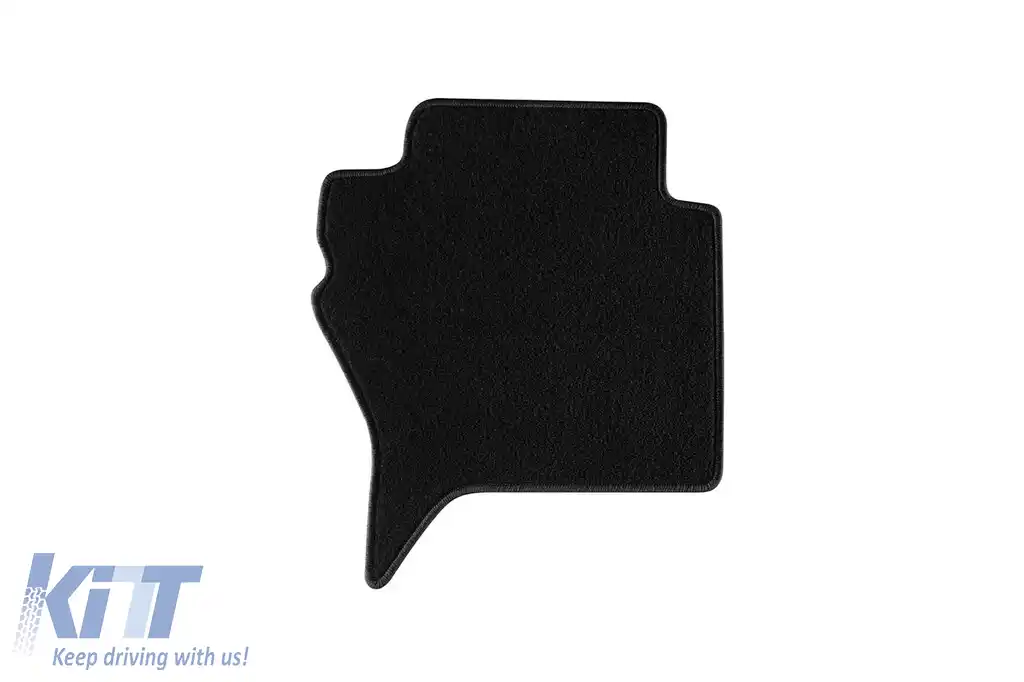 Mochete de podea din carpetă cu două straturi, potrivite pentru Mitsubishi Pajero după 2007, cu ampatament lung, set de 5 bucăți, negru-image-6240651