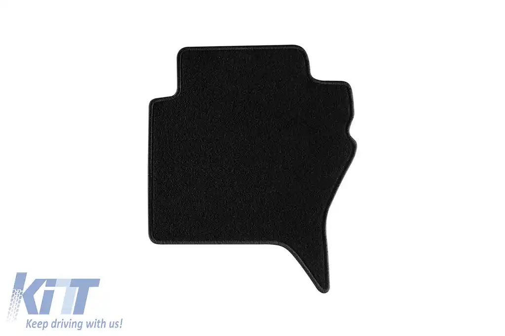Mochete de podea din carpetă cu două straturi, potrivite pentru Mitsubishi Pajero după 2007, cu ampatament lung, set de 5 bucăți, negru-image-6240652