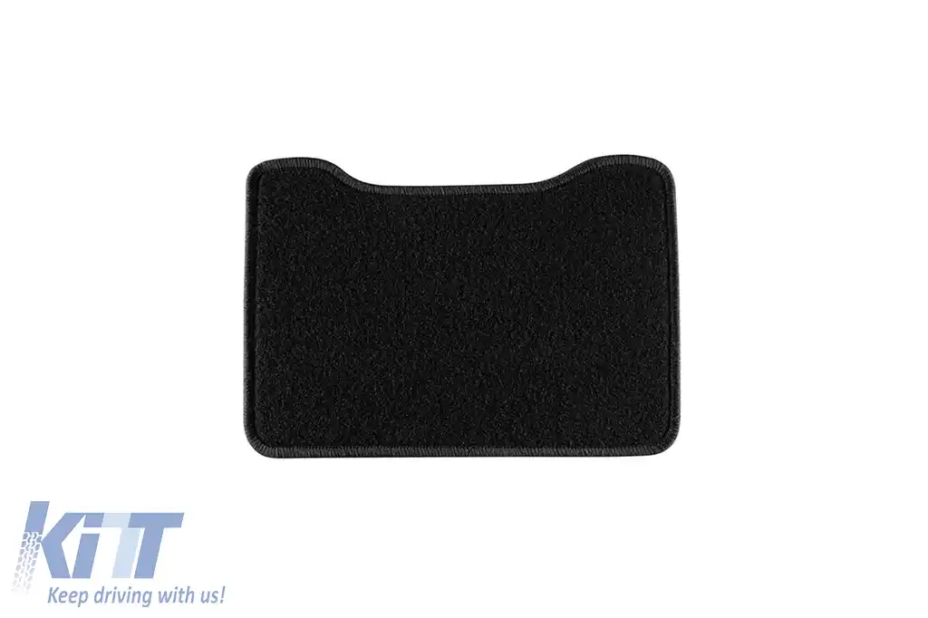 Mochete de podea din carpetă cu două straturi, potrivite pentru Mitsubishi Pajero după 2007, cu ampatament lung, set de 5 bucăți, negru-image-6240653