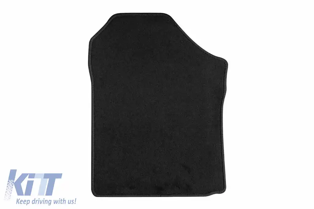 Mochete de podea din carpetă cu două straturi, potrivite pentru Toyota Verso S 2011-2017, din țesătură Rex, set de 3 bucăți, negru-image-6240742
