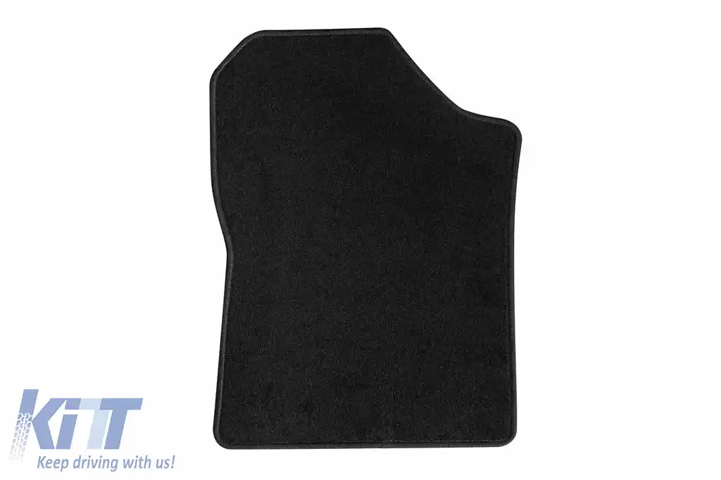 Mochete de podea din carpetă cu două straturi, potrivite pentru Toyota Yaris hibrid 2012-2020, din țesătură Rex, set de 3 bucăți, negru-image-6240991