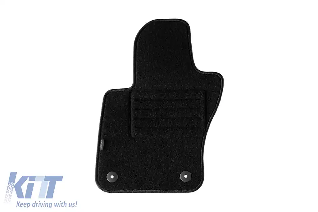 Mochete de podea din covor cu două straturi, potrivite pentru Jeep Renegade după 2015, din țesătură Rex, set de 4 bucăți, negru-image-6240137