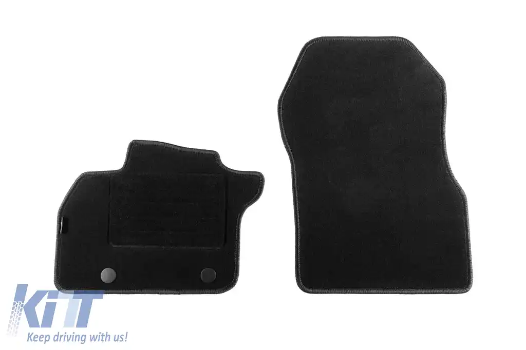 Mochete de podea din două straturi, potrivite pentru Renault Zoe după 2020, din țesătură Rex, set de 4 bucăți, negre-image-6241284