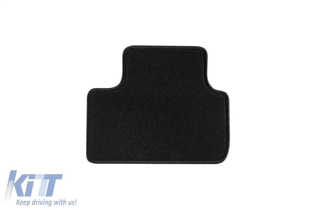 Mochete din carpetă cu două straturi, potrivite pentru Mitsubishi ASX 2010-2022, de la Petex, țesătură Rex, set de 4 bucăți, negru-image-6240188