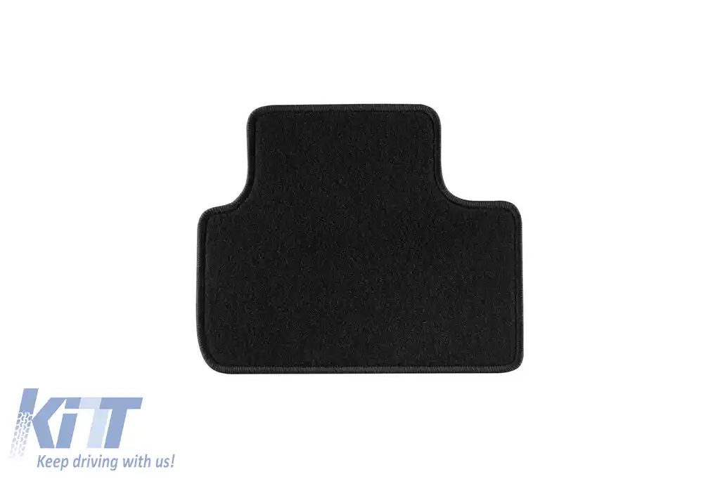 Mochete din carpetă cu două straturi, potrivite pentru Mitsubishi ASX 2010-2022, de la Petex, țesătură Rex, set de 4 bucăți, negru-image-6240189
