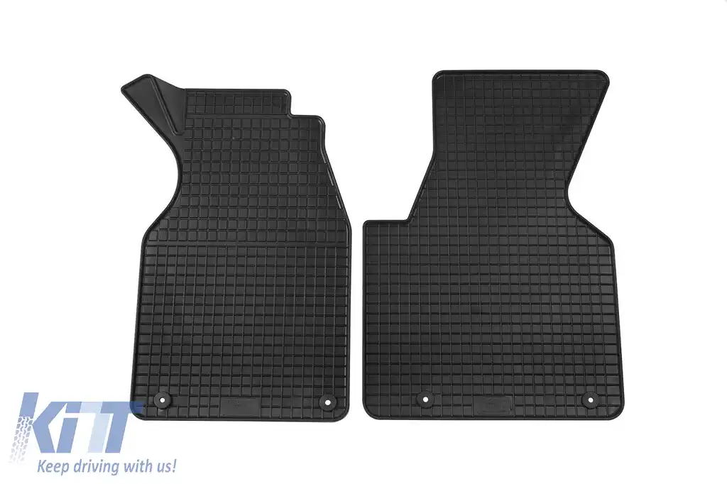 Mochete din cauciuc frontale specifice, potrivite pentru VW T4 Transporter 1990-2003, set de 2 piese, culoare neagră