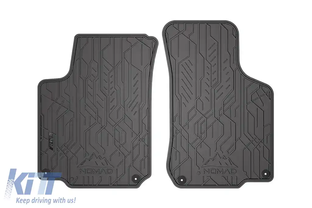 Mochete din cauciuc frontale specifice, potrivite pentru seria Frogum NOMAD pentru Seat Leon, Toledo 1998-2005, Skoda Octavia 1996-2010, Volkswagen Golf IV 1997-2004, Jetta 1998-2005, New Beetle 1997-
