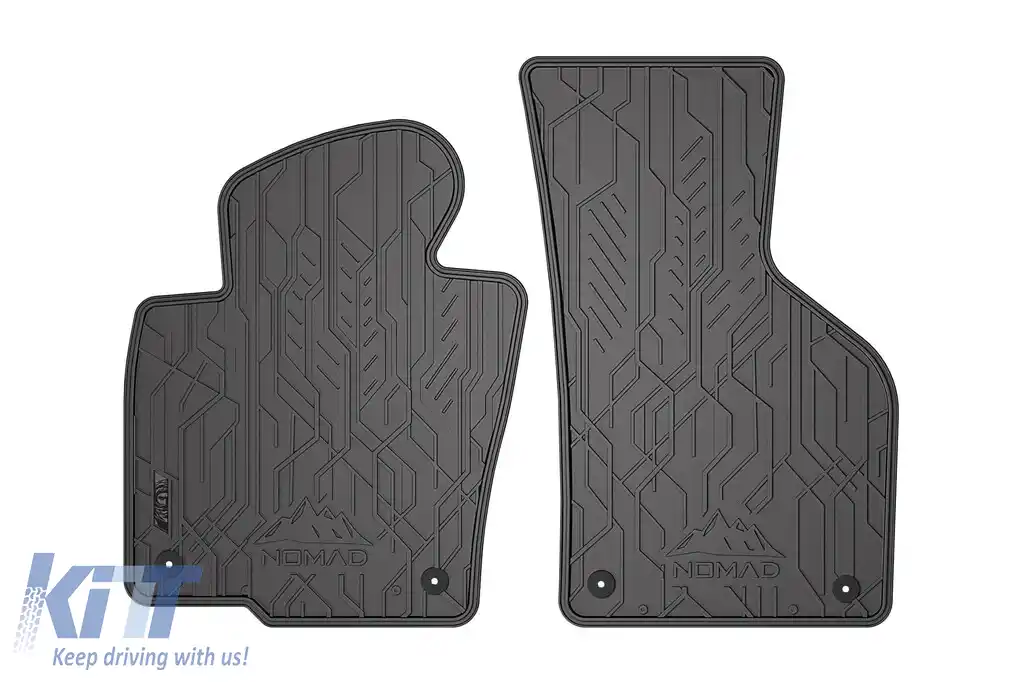 Mochete din cauciuc frontale specifice, potrivite pentru Volkswagen Passat B6 2005-2010, B7 2010-2014, CC 2008-2012, set de 2 piese, culoare neagră