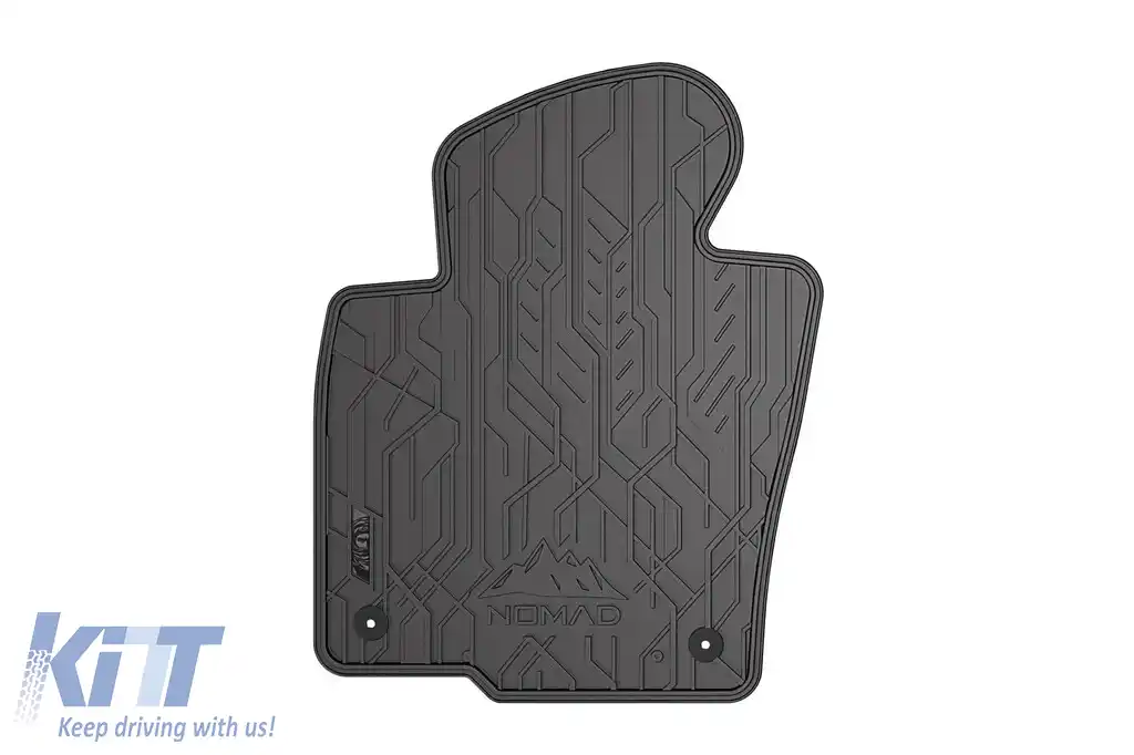 Mochete din cauciuc frontale specifice, potrivite pentru Volkswagen Passat B6 2005-2010, B7 2010-2014, CC 2008-2012, set de 2 piese, culoare neagră-image-6256413
