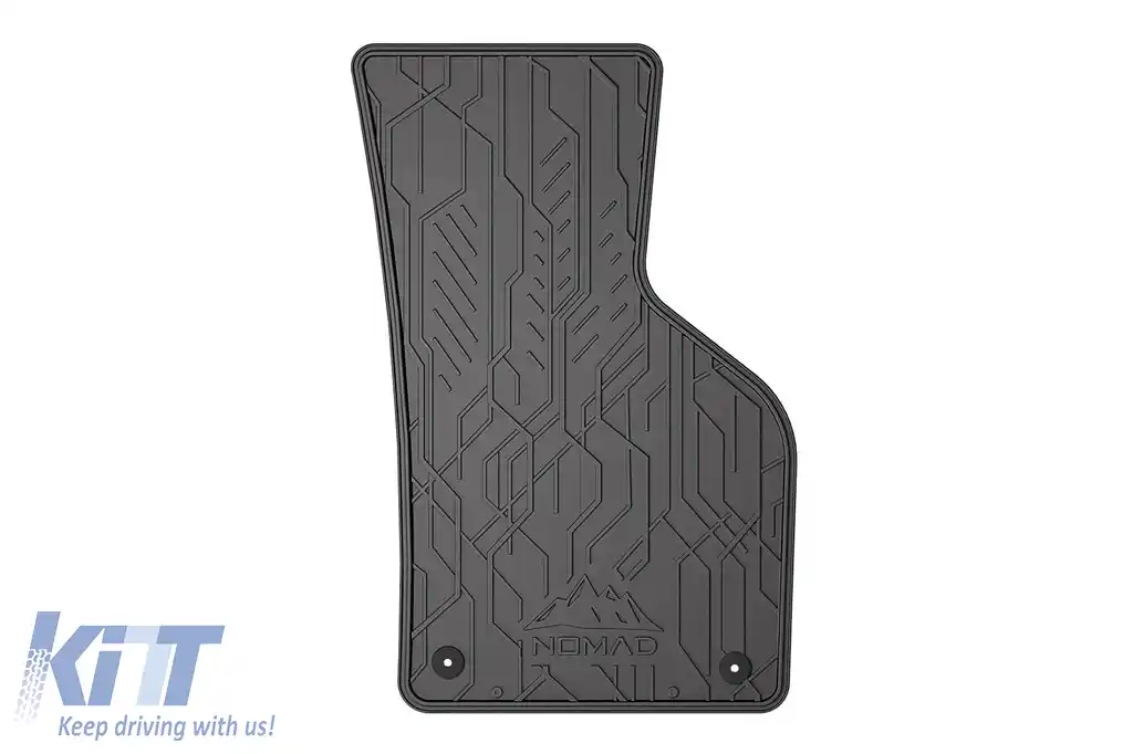 Mochete din cauciuc frontale specifice, potrivite pentru Volkswagen Passat B6 2005-2010, B7 2010-2014, CC 2008-2012, set de 2 piese, culoare neagră-image-6256414
