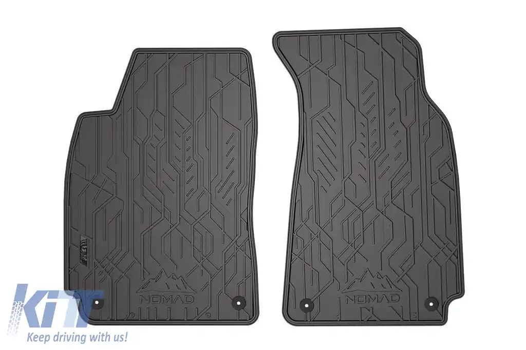 Mochete din cauciuc frontale specifice, potrivite pentru Volkswagen Passat B5 1996-2005, set de 2 piese, culoare neagră