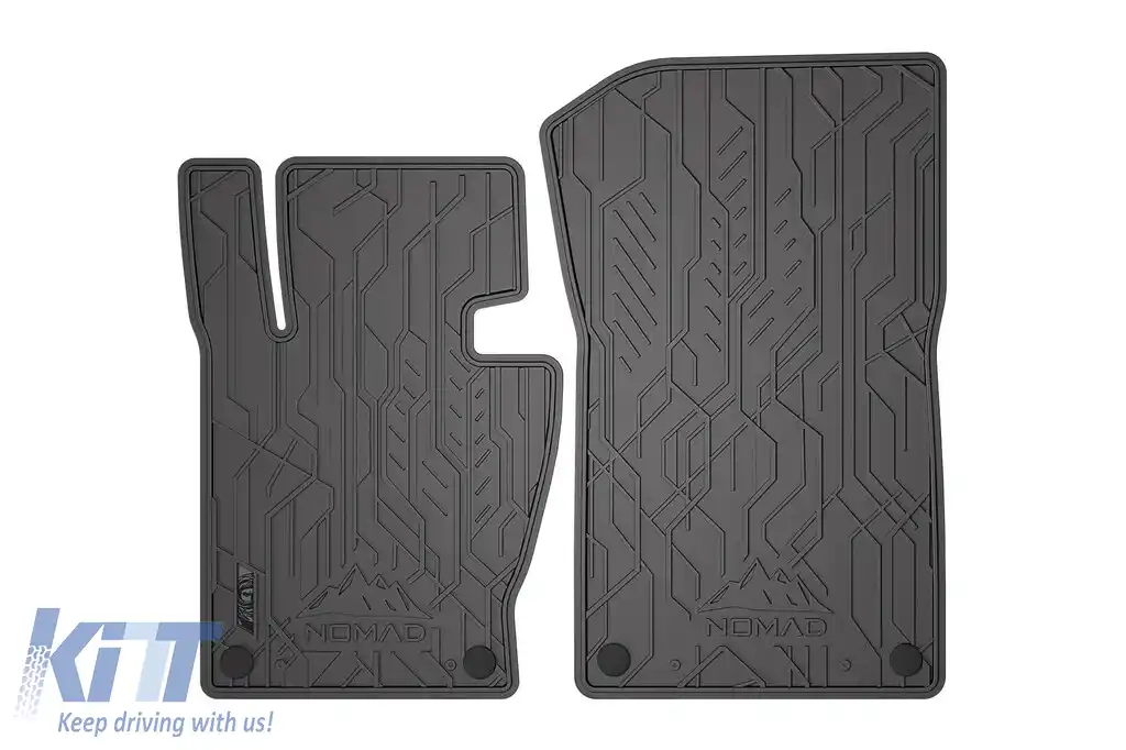 Mochete din cauciuc frontale specifice, potrivite pentru BMW X3 E83 2003-2010, set de 2 piese, culoare neagră