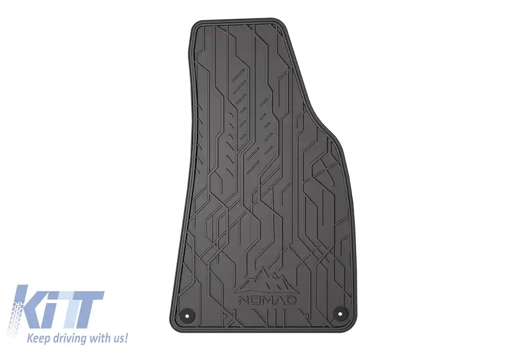 Mochete din cauciuc frontale specifice, potrivite pentru seria Frogum NOMAD pentru Audi A4 B6 2000-2006, A4 B7 2004-2008, Seat Exeo 2008-2013, set de 2 piese, culoare neagră-image-6256600