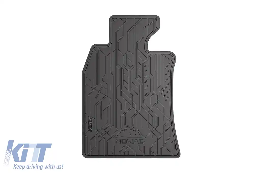 Mochete din cauciuc frontale specifice, potrivite pentru seria Frogum NOMAD pentru Mini Cooper R56 2006-2014, set de 2 piese, culoare neagră-image-6256721