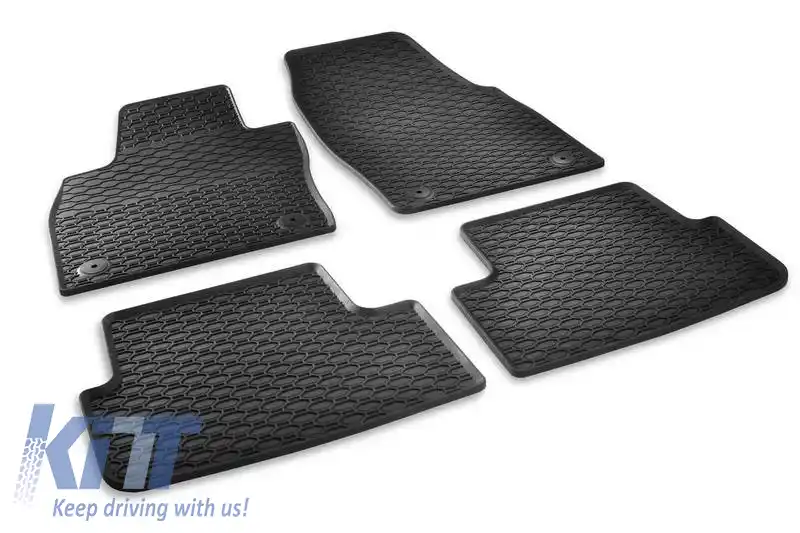 Mochete din cauciuc Geyer & Hosaja potrivite pentru Volkswagen Polo, Seat Ibiza, Seat Arona Crossover după 2017, Audi A1, Skoda Fabia, Volkswagen T-Cross după 2018, Taigo după 2020, 4 piese, Negru 889-image-6317007