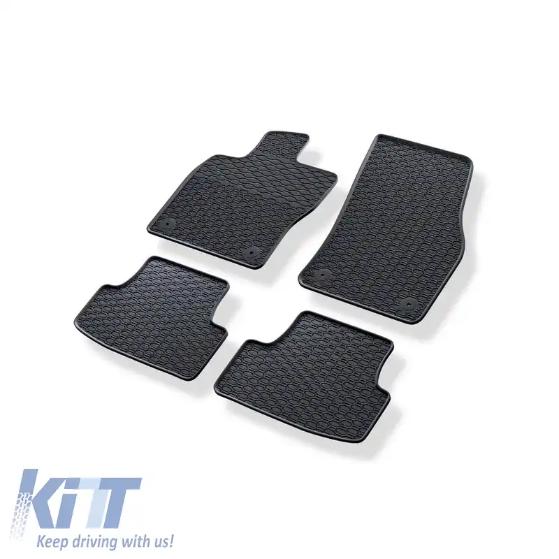 Mochete din cauciuc Geyer & Hosaja potrivite pentru Audi Q2 2016+ 4 bucăți, Negru 922/4C-image-6318476