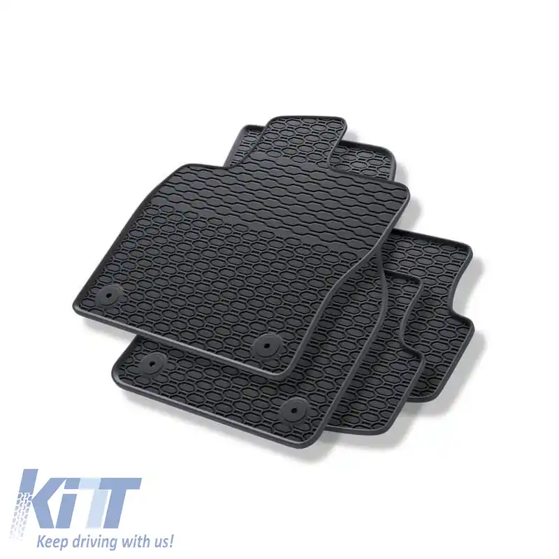 Mochete din cauciuc Geyer & Hosaja potrivite pentru Audi Q2 2016+ 4 bucăți, Negru 922/4C-image-6319363