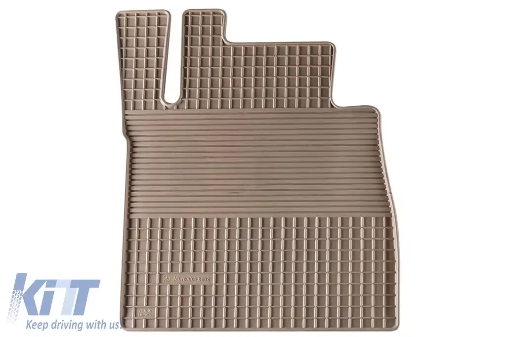 Mochete din cauciuc Gumarny Zubri potrivite pentru Mercedes G class W463 1990-2018 cu ampatament lung, set de 5 piese, culoare bej-image-6231794