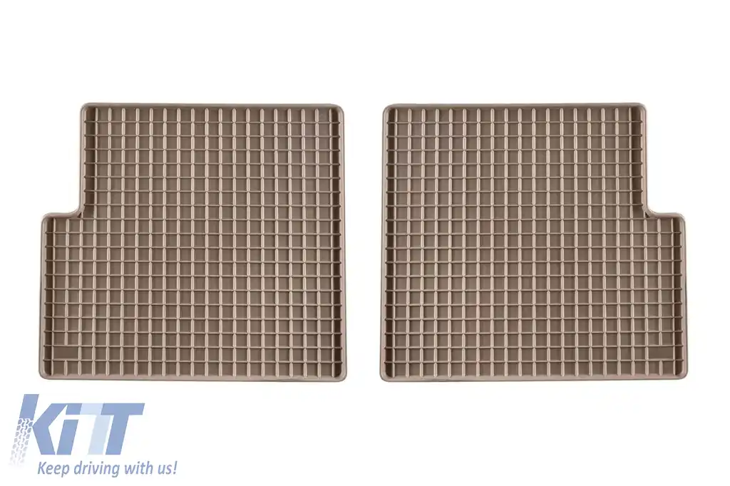 Mochete din cauciuc Gumarny Zubri potrivite pentru Mercedes G class W463 1990-2018 cu ampatament lung, set de 5 piese, culoare bej-image-6231796