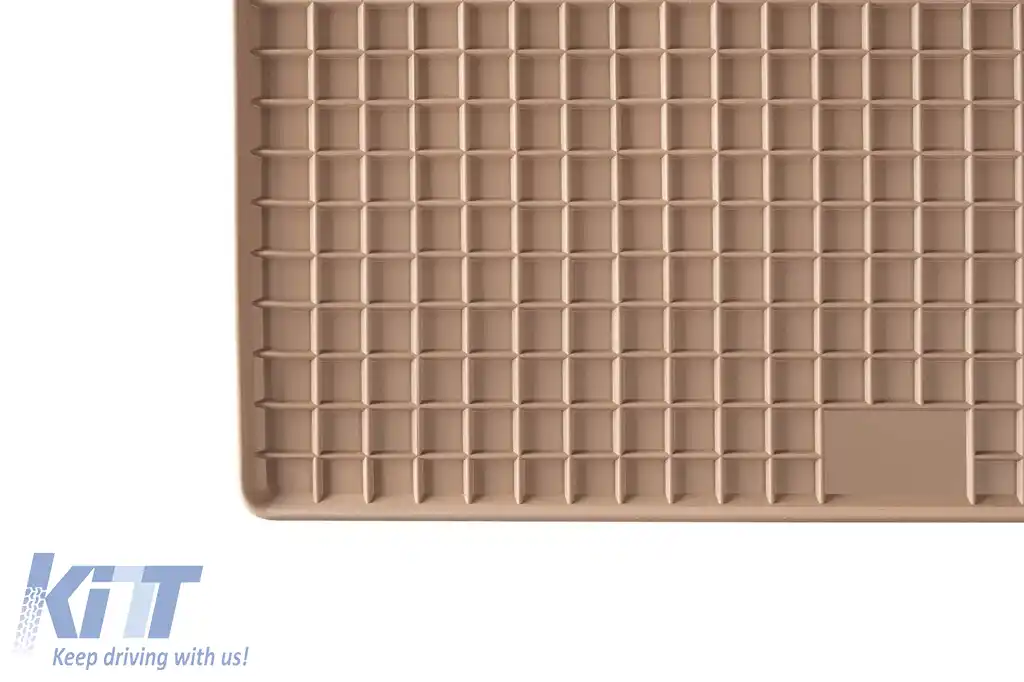 Mochete din cauciuc Gumarny Zubri potrivite pentru Mercedes G class W463 1990-2018 cu ampatament lung, set de 5 piese, culoare bej-image-6231800