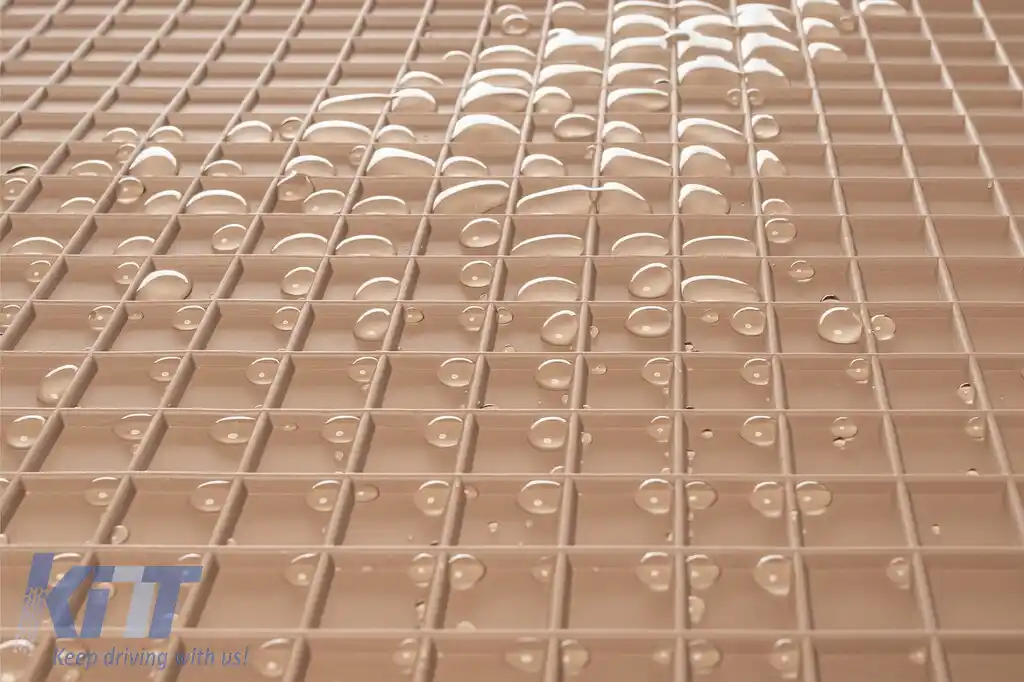 Mochete din cauciuc Gumarny Zubri potrivite pentru Mercedes G class W463 1990-2018 cu ampatament lung, set de 5 piese, culoare bej-image-6231801