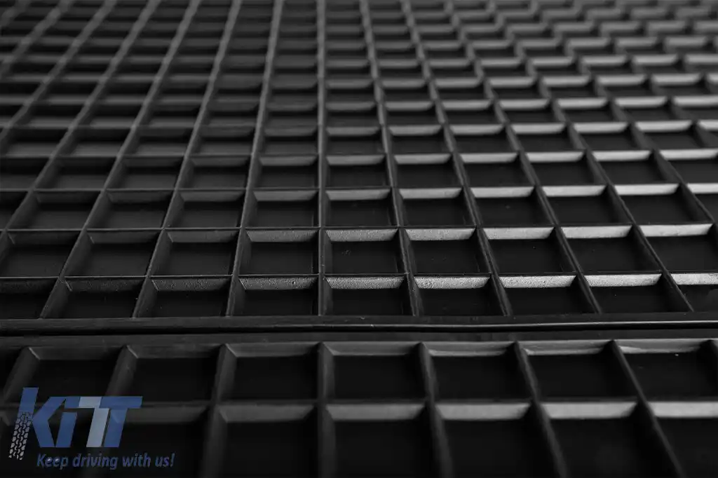 Mochete din cauciuc Gumarny Zubri potrivite pentru Mercedes G class W463 1990-2018 cu ampatament scurt, set de 5 piese, culoare neagră-image-6231808