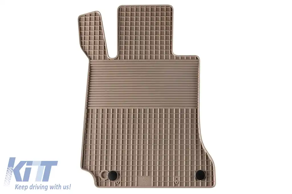 Mochete din cauciuc Gumarny Zubri potrivite pentru Mercedes C class W204 2007-2014, GLK X204 2009-2015, set de 4 piese, culoare bej-image-6231821