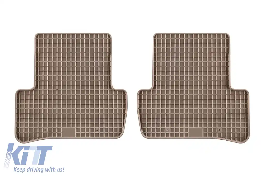 Mochete din cauciuc Gumarny Zubri potrivite pentru Mercedes C class W204 2007-2014, GLK X204 2009-2015, set de 4 piese, culoare bej-image-6231823