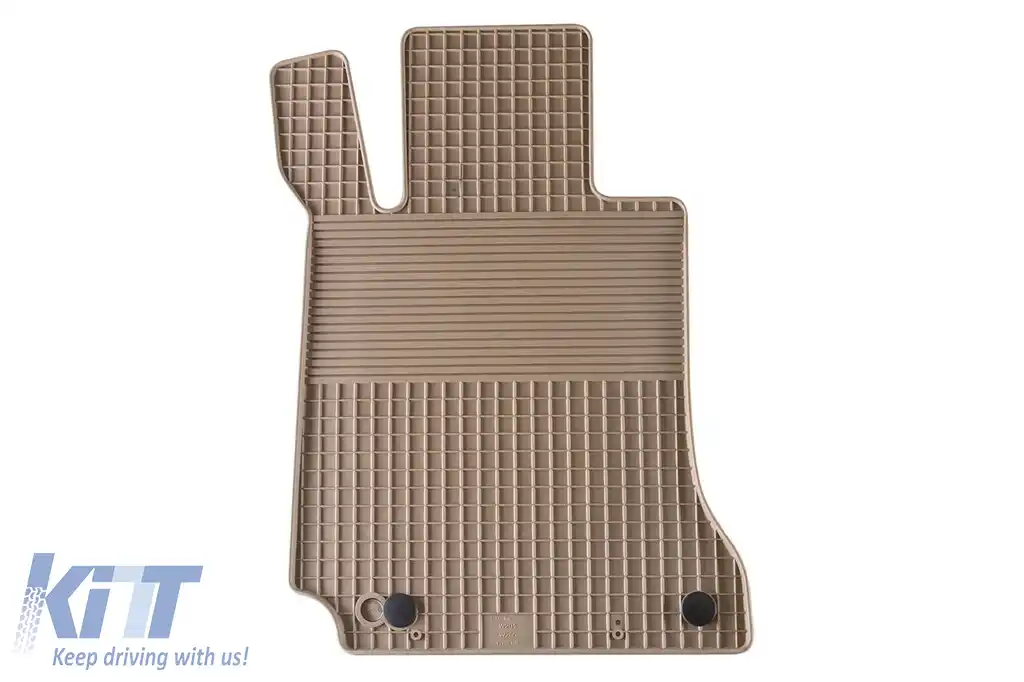 Mochete din cauciuc Gumarny Zubri potrivite pentru Mercedes C class W205 2014-2020, set de 4 piese, culoare bej-image-6231831