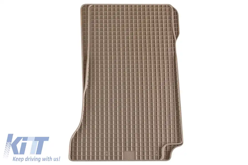 Mochete din cauciuc Gumarny Zubri potrivite pentru Mercedes C class W205 2014-2020, set de 4 piese, culoare bej-image-6231832