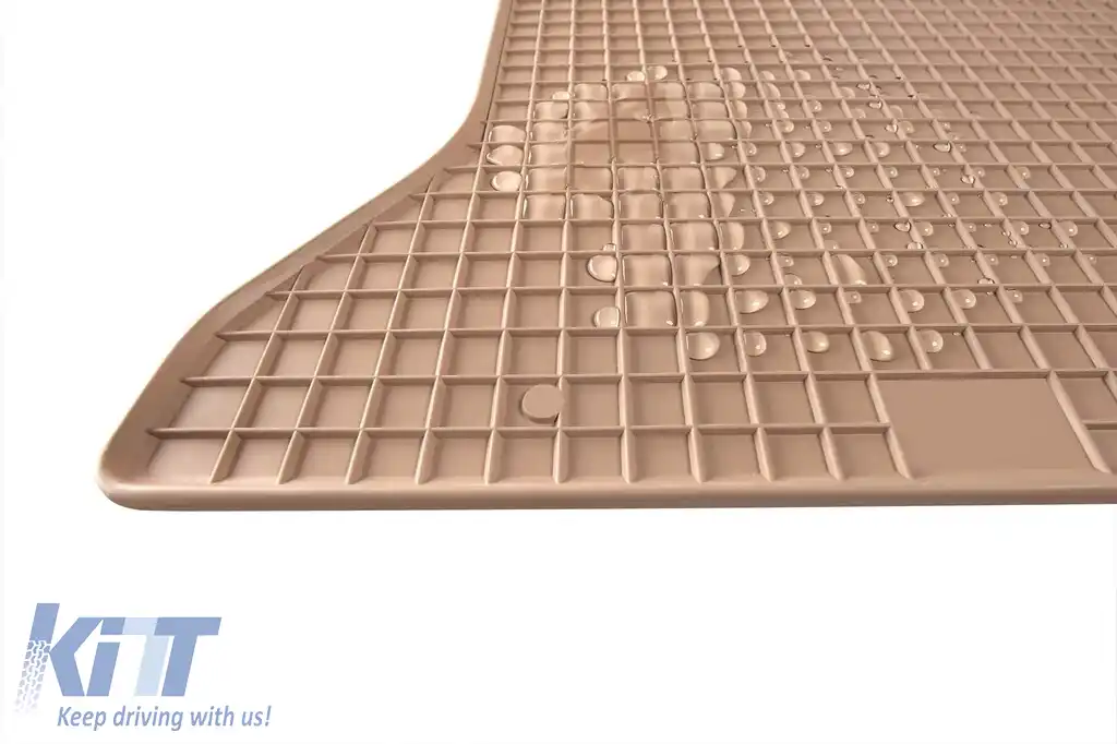 Mochete din cauciuc Gumarny Zubri potrivite pentru Mercedes C class W205 2014-2020, set de 4 piese, culoare bej-image-6231835