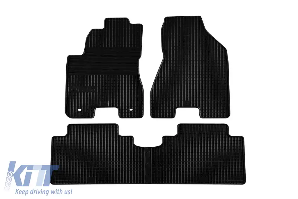 Mochete din cauciuc Gumarny Zubri potrivite pentru Hyundai Tucson 2004-2010, set de 4 piese, culoare neagră