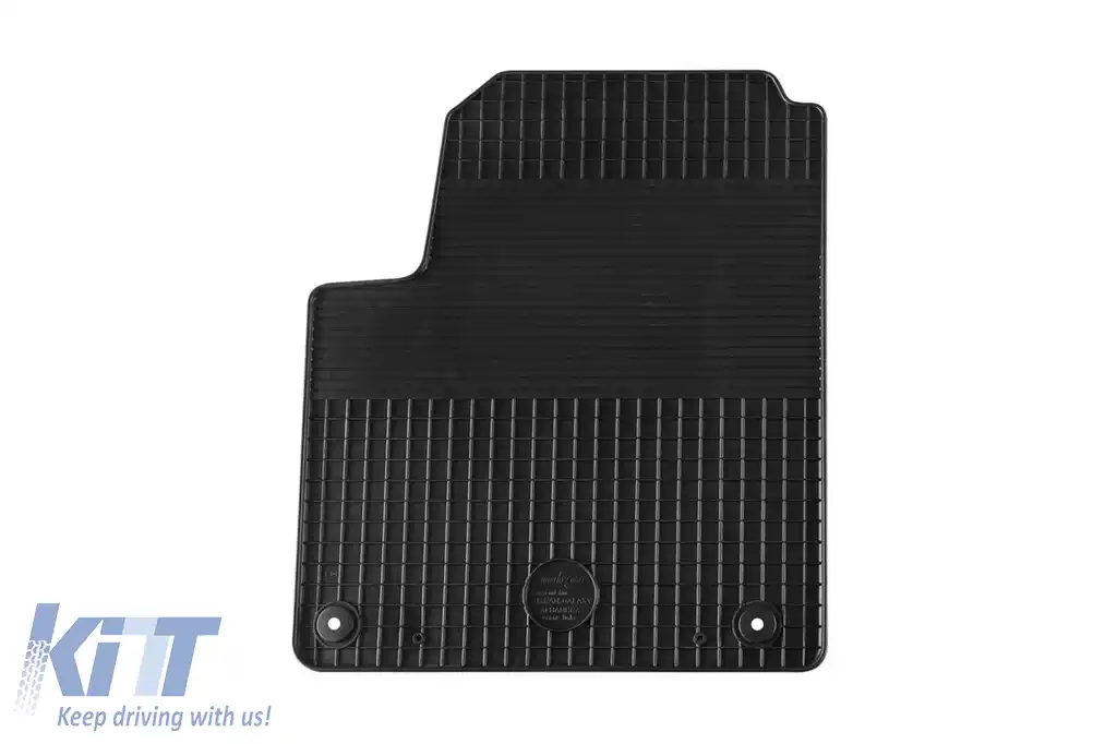 Mochete din cauciuc Gumarny Zubri potrivite pentru Volkswagen Sharan, Seat Alhambra 1996-2009 cu clipsuri rotunde, 7 locuri, set de 6 piese, culoare neagră-image-6231879