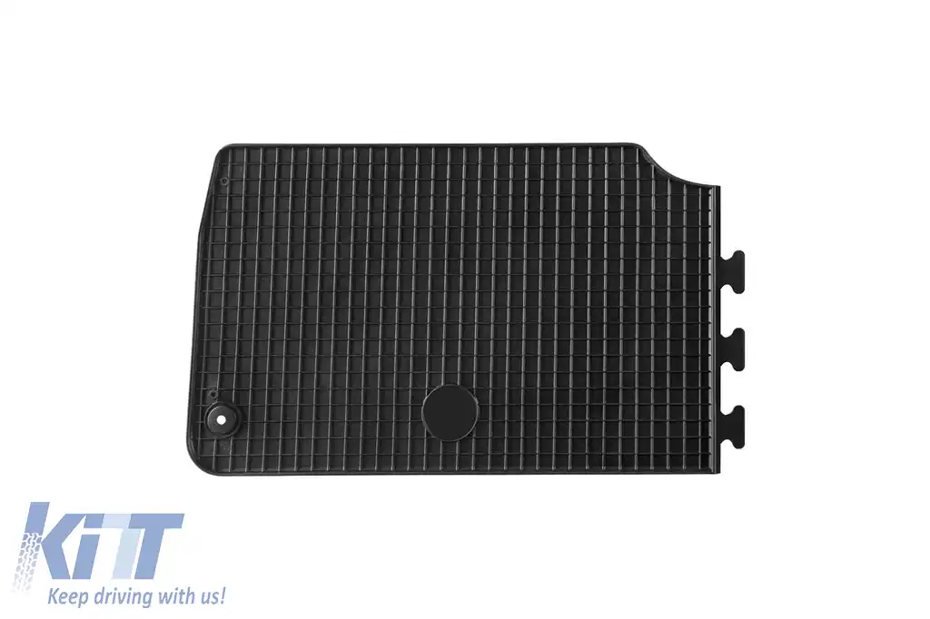 Mochete din cauciuc Gumarny Zubri potrivite pentru Volkswagen Sharan, Seat Alhambra 1996-2009 cu clipsuri rotunde, 7 locuri, set de 6 piese, culoare neagră-image-6231881