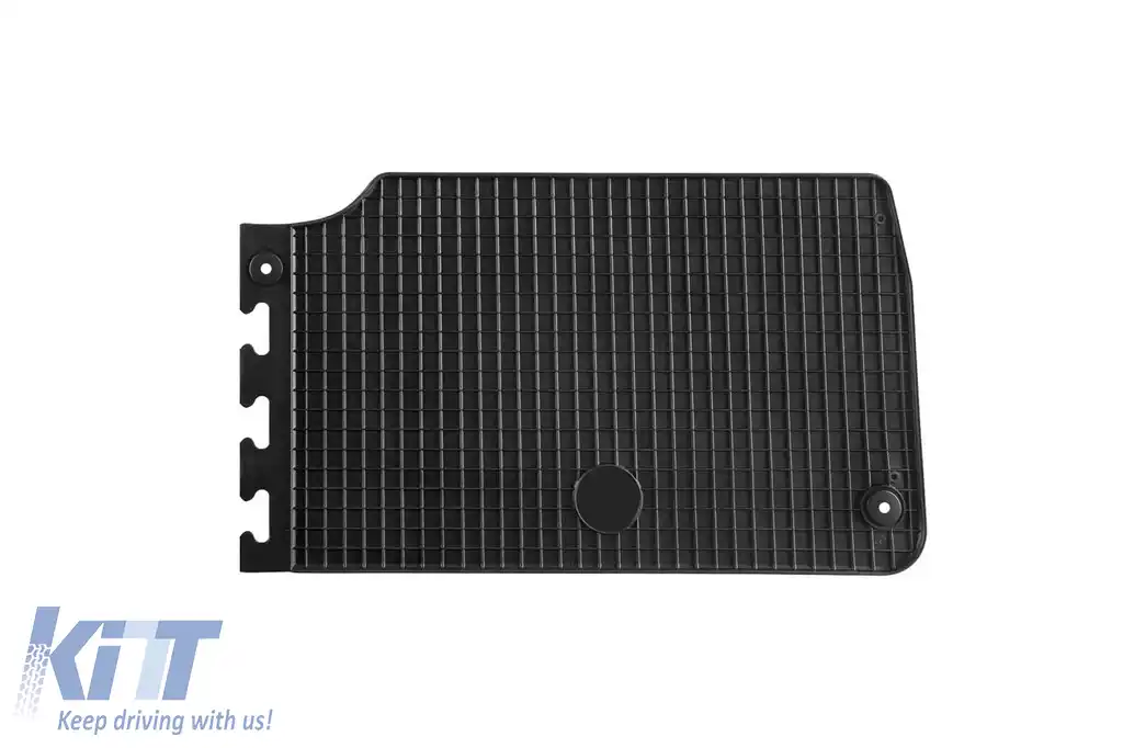 Mochete din cauciuc Gumarny Zubri potrivite pentru Volkswagen Sharan, Seat Alhambra 1996-2009 cu clipsuri rotunde, 7 locuri, set de 6 piese, culoare neagră-image-6231882