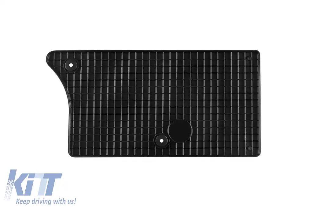 Mochete din cauciuc Gumarny Zubri potrivite pentru Volkswagen Sharan, Seat Alhambra 1996-2009 cu clipsuri rotunde, 7 locuri, set de 6 piese, culoare neagră-image-6231883